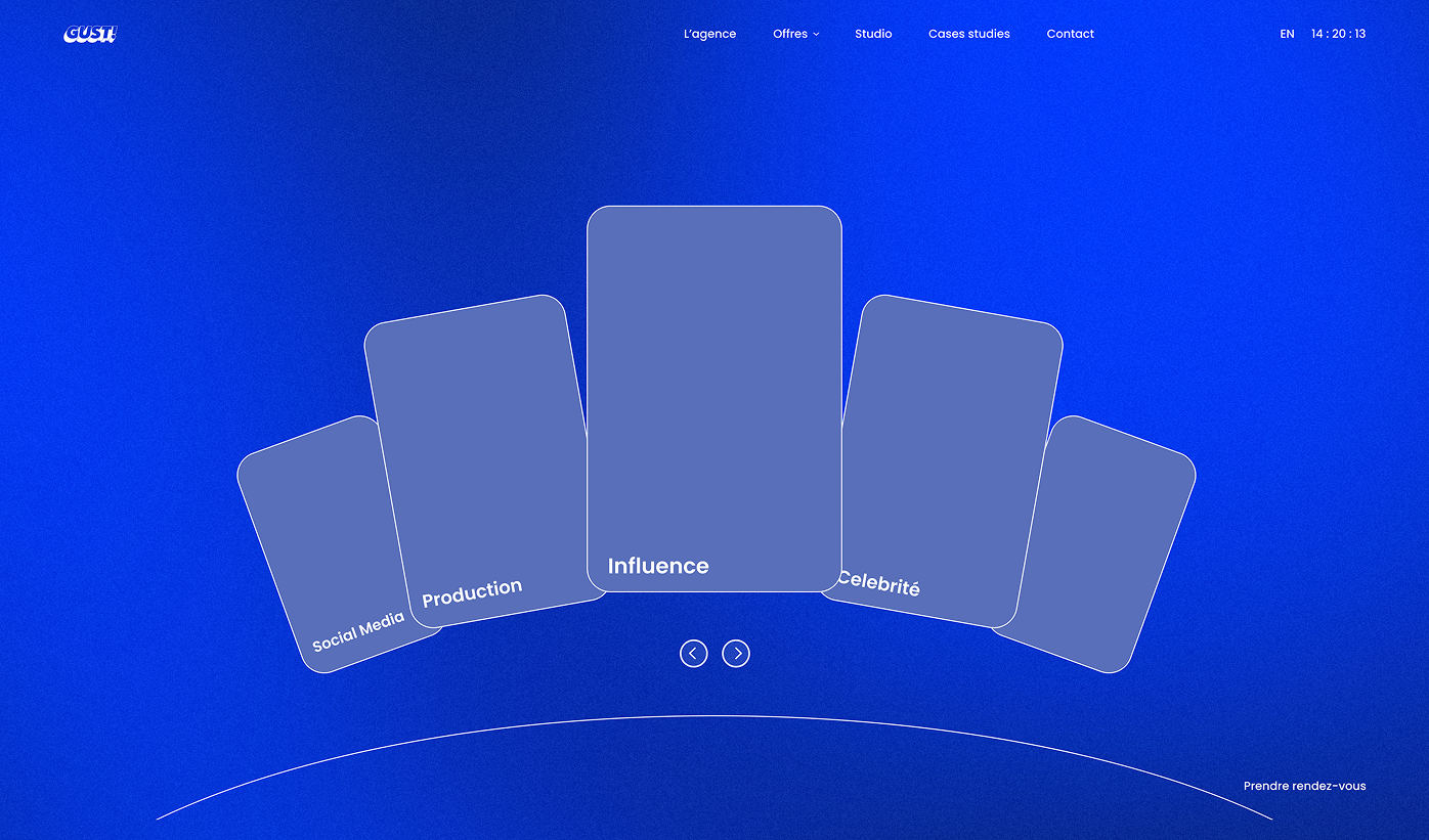 Gust — Our offer section